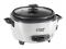 Рисоварка Russell Hobbs Medium, 300Вт, чаша-1.4л, електронне керув., знімна кришка, сіро-чорний