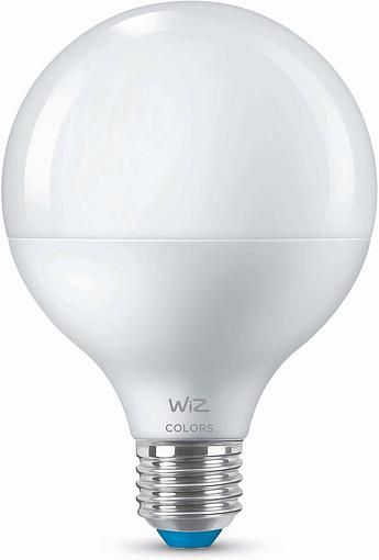 Лампа WiZ LED E27 11Вт 2200-6500K 1055Лм G95 RGB Wi-Fi розумна