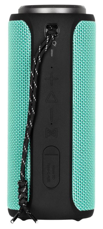 Акустична система 2E SoundXTube TWS, MP3, Wireless, Waterproof Turquoise