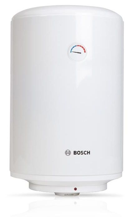 Водонагрівач електр. BOSCH круглий Tronic 2000, 80л, 2кВт, мех. кер-ння, C, білий