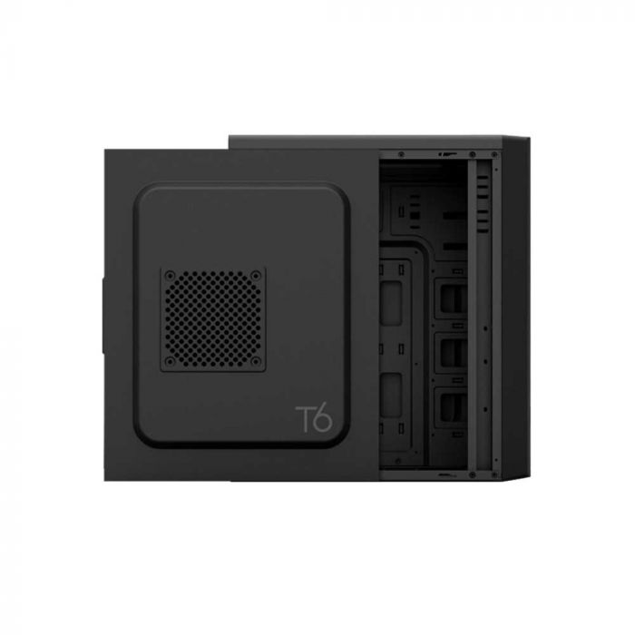 Корпус Zalman T6 без БЖ, 1xUSB3.0, 2xUSB2.0, 1x120мм, VGA 280мм, ATX, чорний