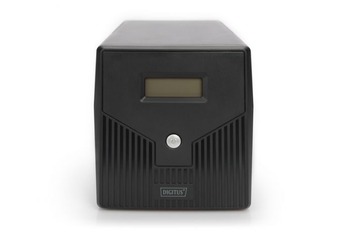 Джерело безперебійного живлення DIGITUS 1500VA/900W, LCD, RJ45, RS232, USB, 4xSchuko