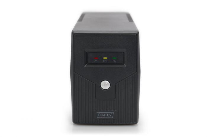 Джерело безперебійного живлення DIGITUS 600VA/360W, LED, RJ11, USB, 2xSchuko