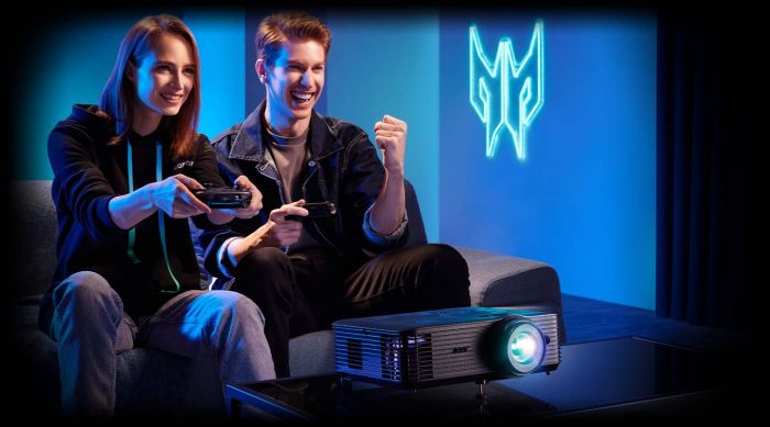 Проєктор Acer Predator GM712 UHD, 4000 lm, 1.21-1.59, WiFi, Aptoide