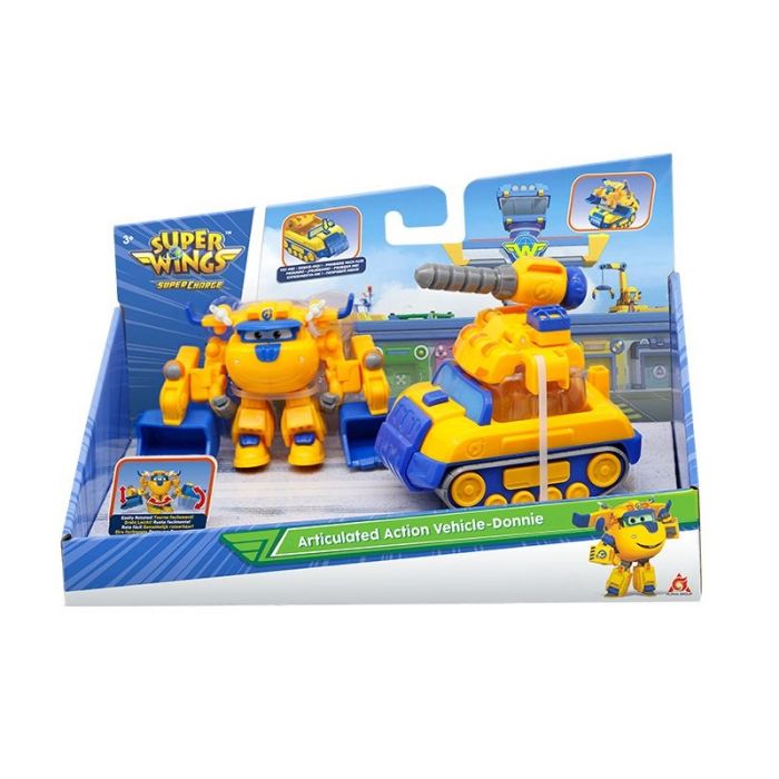 Ігровий набір Super Wings Articulated Action Vehicle Донні (Donnie)