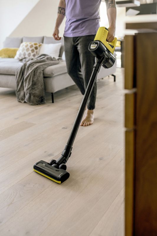 Пилосос Karcher безпровідний VC 4 my Home, 70Вт, конт пил -0.65л, автон. робота до 30хв, вага-2.35кг, микрофильтр, турбо, білий