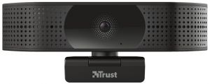 Вебкамера Trust Teza, 4K Ultra HD, 30 fps, auto focus, чорний Вебкамера Trust Teza, 4K Ultra HD, 30 fps, auto focus, чорний