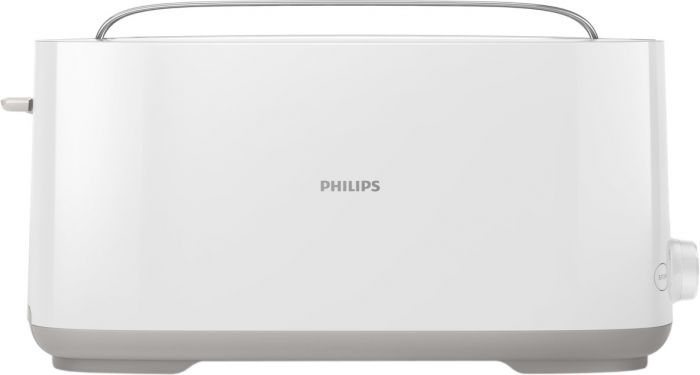 Тостер Philips Daily Collection 1000Вт, 1 відділення, пластик, білий