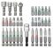 Біти Einhell KWB, 1/4", бітотримач, торцеві головки 3шт, зенківка, SL,PH,PZ,H,T, кейс набір 34шт