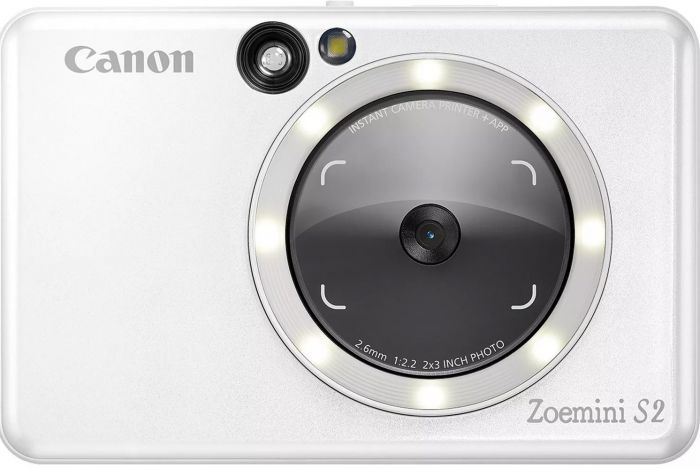 Портативна камера-принтер Canon ZOEMINI S2 ZV223 White