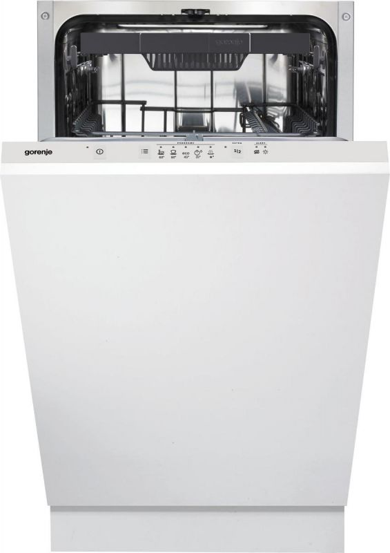 Посудомийна машина Gorenje вбудовувана, 11компл., A++, 45см, 3й кошик, білий