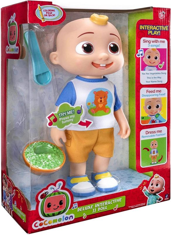 Інтерактивна іграшка CoComelon Roto Plush Джей Джей зі звуком