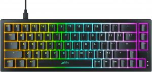 Клавіатура механічна Xtrfy K5 68Key, Kailh Red, USB-A, EN/UA, Hot-swap, RGB, Чорний