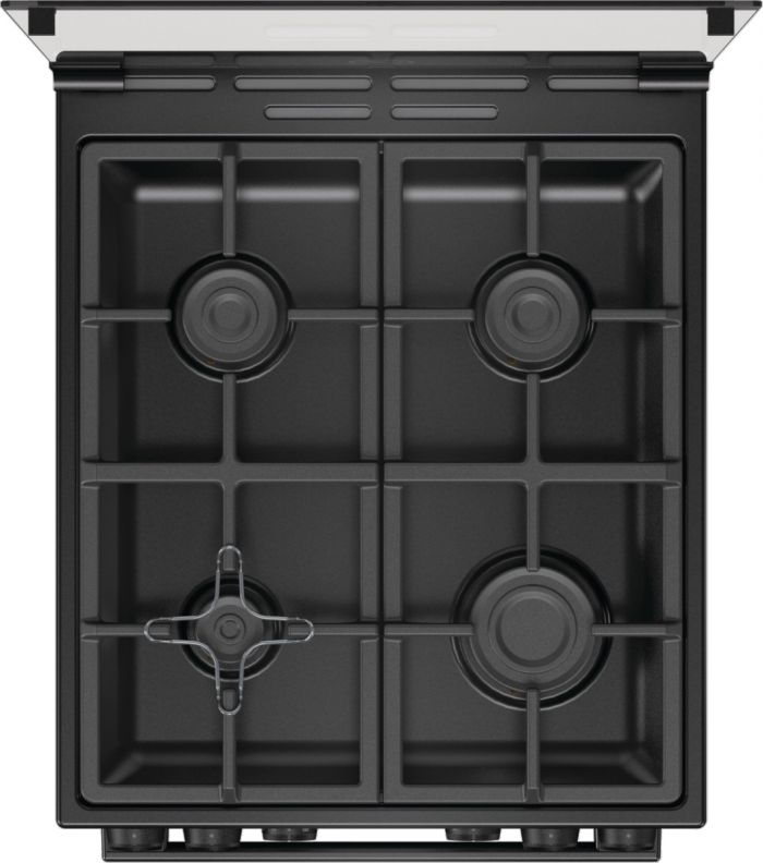 Плита Gorenje комбінована, 70л, 50x60см, дисплей, чавун,  чорний