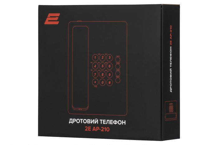 Дротовий телефон 2E AP-210, чорний