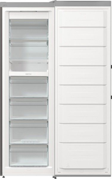 Морозильна камера Gorenje, 185.5x59.5х66.3, 280л, 1дв., A++, NF, диспл зовн., інвертор, матовий нерж