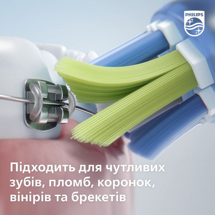 Щітка зубна електр. Philips, Sonicare DiamondClean 9000 Series, 62т. колив/хв, насадок-1, футляр, Bluetooth, чорний