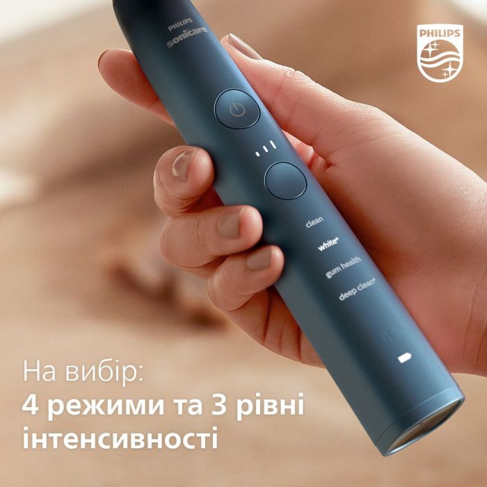 Щітка зубна електр. Philips, Sonicare DiamondClean 9000 Series, 62т. колив/хв, насадок-1, футляр, Bluetooth, чорний