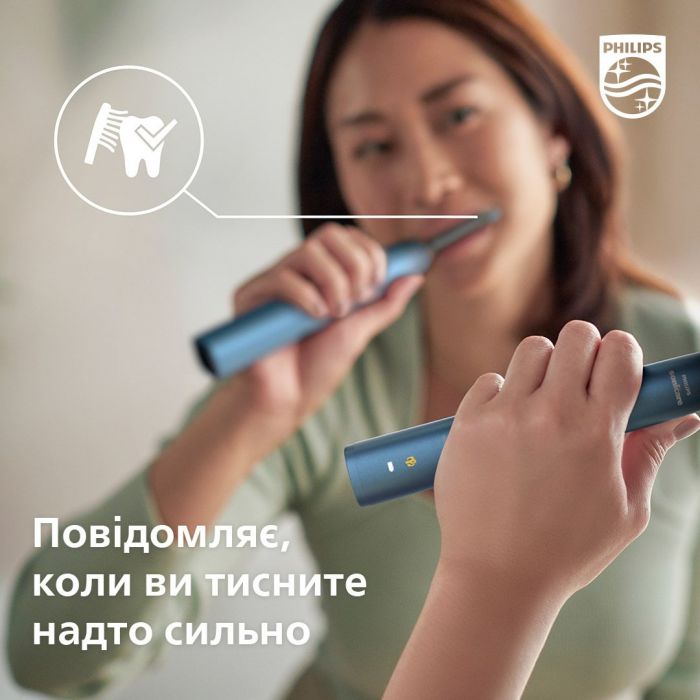 Щітка зубна електр. Philips, Sonicare DiamondClean 9000 Series, 62т. колив/хв, насадок-1, футляр, Bluetooth, чорний