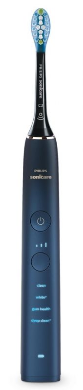 Щітка зубна електр. Philips, Sonicare DiamondClean 9000 Series, 62т. колив/хв, насадок-1, футляр, Bluetooth, чорний