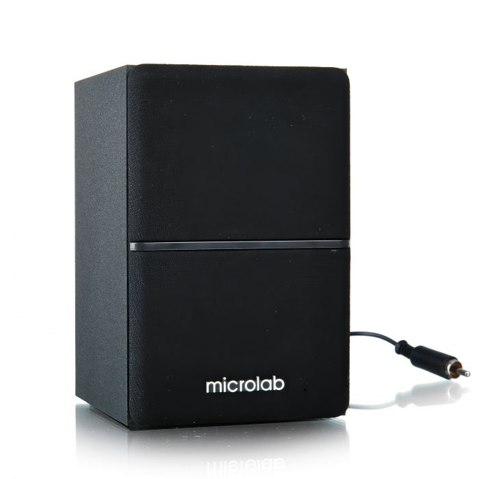 Акустична система MICROLAB M-106 2.1, 10W, mini-jack, чорний
