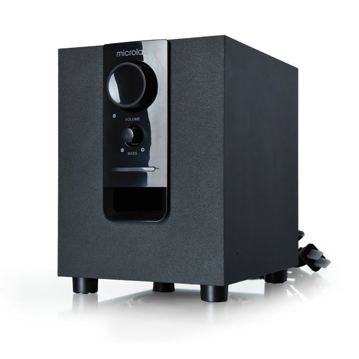 Акустична система MICROLAB M-106 2.1, 10W, mini-jack, чорний