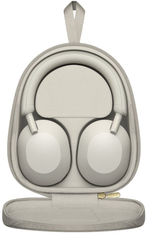 Навушники Over-ear Sony WH-1000XM5 BT 5.2, ANC, Hi-Res, AAC, LDAC, Wireless, Mic, Сріблястий