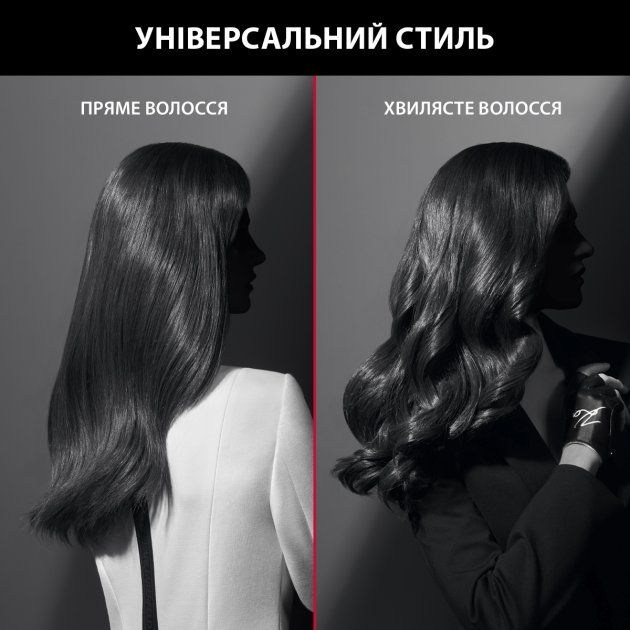 Фен Rowenta x Karl Lagerfeld K/Pro Stylist, 2200Вт, 3 режими, іоніз-я, дифузор, 2 концентратора, хол. обдув, чорний