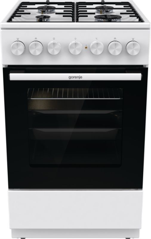 Плита Gorenje комбінована, 70л, 50x60см, емальовані,  білий