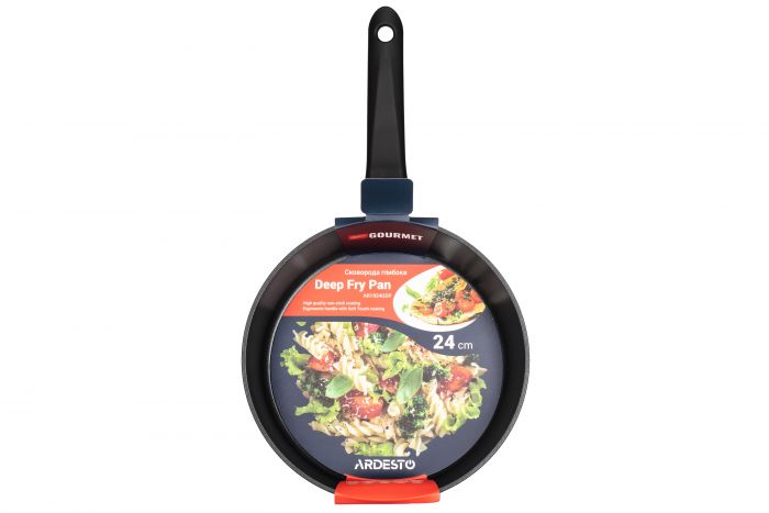 Сковорода глибока ARDESTO Gemini Gourmet Bolzano, 24см, алюміній, чорний