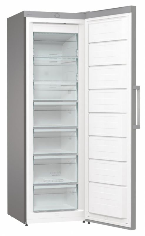 Морозильна камера Gorenje, 185.5x59.5х66.3, 280л, 1дв., A++, NF, Інвертор, сріблястий