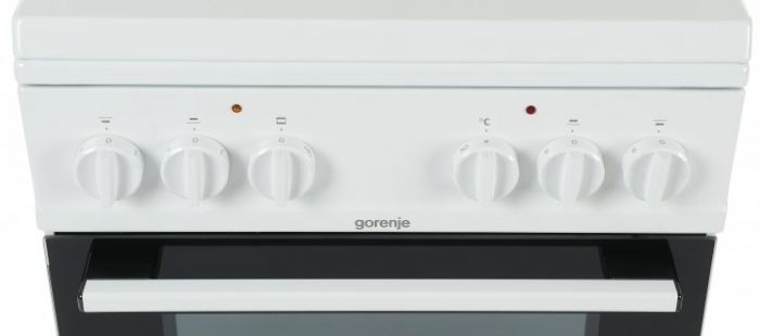 Плита Gorenje електрична , 68л, 50x60см, гриль, білий