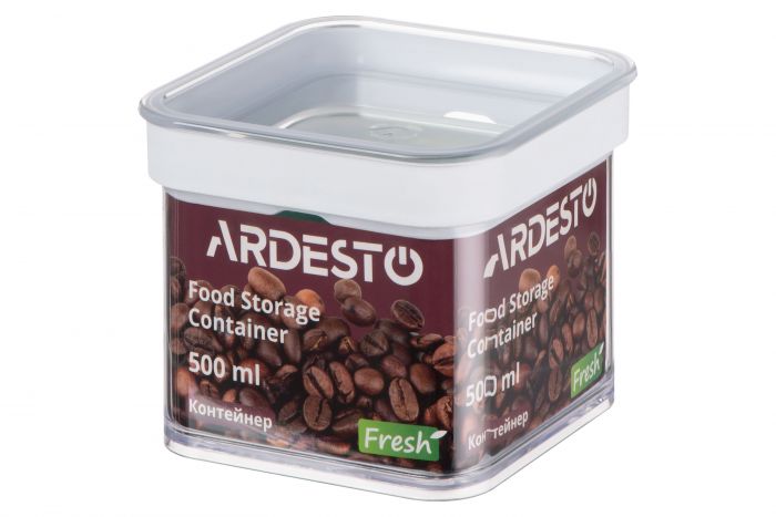 Контейнер для зберігання харчових продуктів Ardesto Fresh, 0.5л, пластик, білий