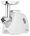 М'ясорубка Ardesto, 1900Вт, 1.8кг/хв, 3 решітки, насадка для ковбас, кеббе, 4 терки, пластик, білий