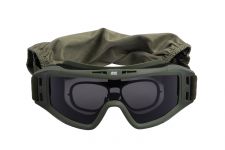 Маска тактична, захисна 2E Hawk Army Green Anti-fog, сумка, 3 лінзи Маска тактична, захисна 2E Hawk Army Green Anti-fog, сумка, 3 лінзи