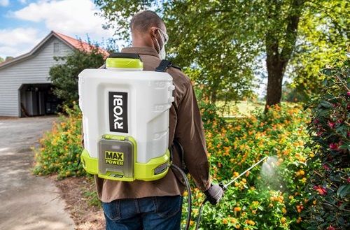 Обприскувач акумуляторний Ryobi Max Power RY36BPSA-0 15л 36В 0.6-2.5л/хв комплект насадок 5.8кг без АКБ та ЗП
