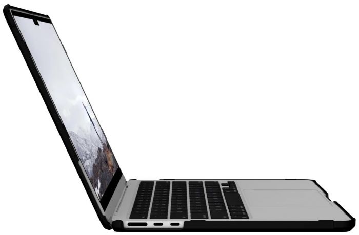 Чохол UAG [U] для MacBook Air 13"(2022), Lucent, Black/Black