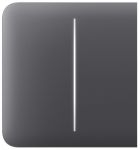 Кнопка бічна для двоклавішного вимикача Ajax SideButton 2-gang for LightSwitch ,Jeweler,бездротовий, graphite