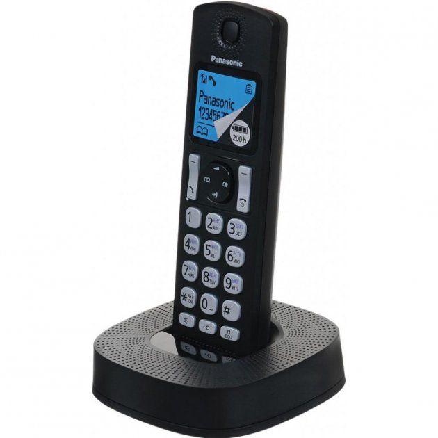 Радіотелефон DECT Panasonic KX-TGC310UC1, чорний