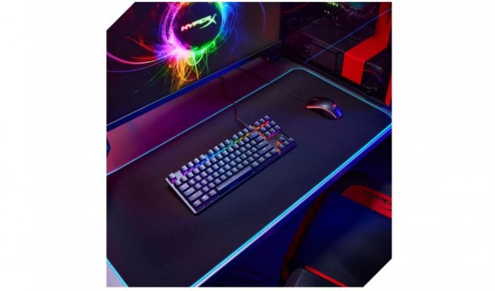 Клавіатура механічна HyperX Alloy Origins Core PBT 87key, Red, USB-A, EN/UA, RGB, чорний