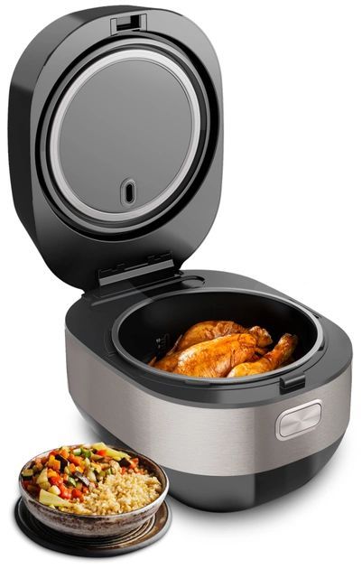 Мультиварка Tefal Multicook&Bake IH, 1500Вт, чаша-5л, електронне керув., метал/пластик, чорний