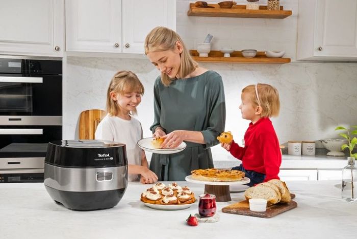 Мультиварка Tefal Multicook&Bake IH, 1500Вт, чаша-5л, електронне керув., метал/пластик, чорний