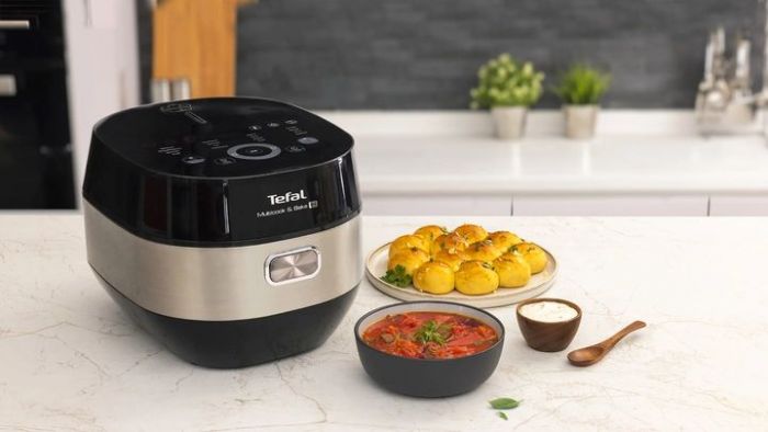 Мультиварка Tefal Multicook&Bake IH, 1500Вт, чаша-5л, електронне керув., метал/пластик, чорний