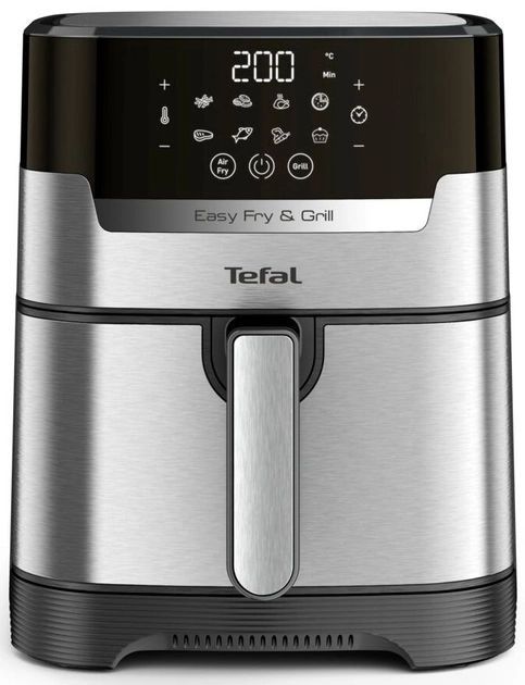 Мультипіч Tefal EasyFry&Grill Precision, 1550Вт, чаша-4.2л, сенсорне керув., пластик, сірий