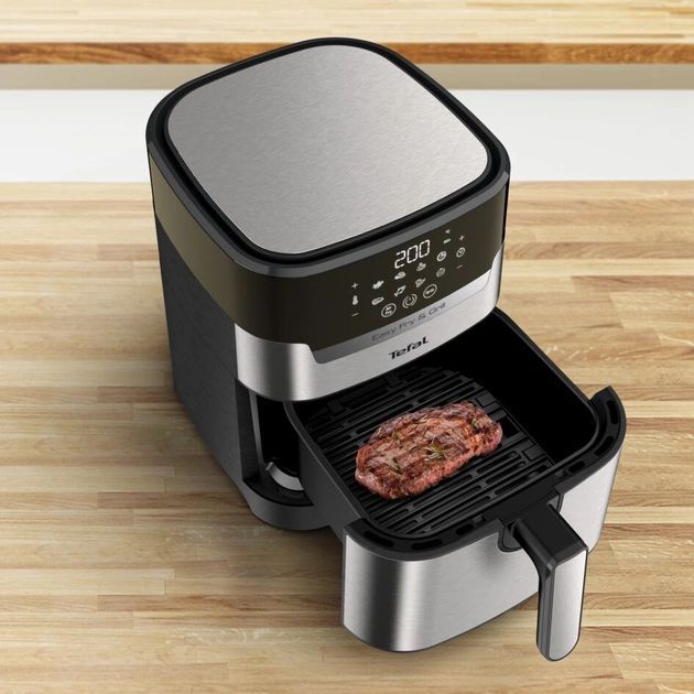 Мультипіч Tefal EasyFry&Grill Precision, 1550Вт, чаша-4.2л, сенсорне керув., пластик, сірий