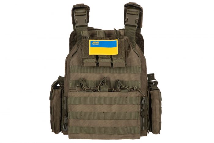 Плитоноска 2Е, Тип 4, Assault, швидке скидання, зелена