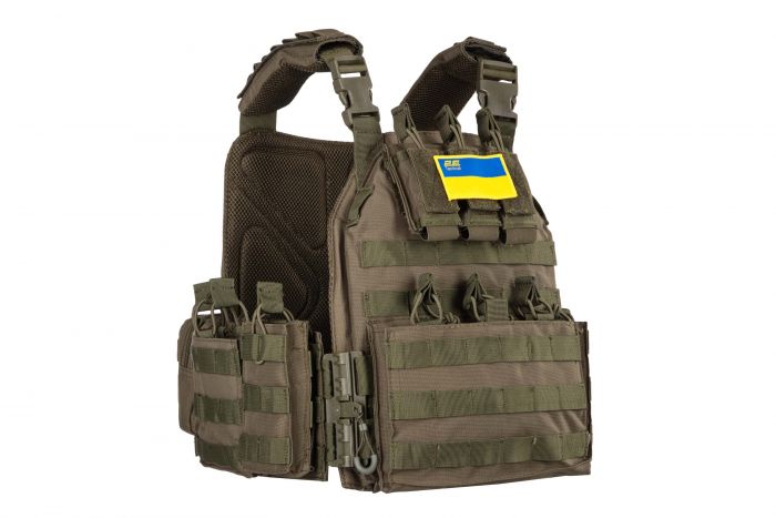 Плитоноска 2Е, Тип 4, Assault, швидке скидання, зелена