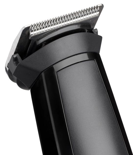 Набір для стрижки Babyliss, для бороди, вусів, голови і носа, акум., вібраційний мотор, насадок-6, сталь, чорний