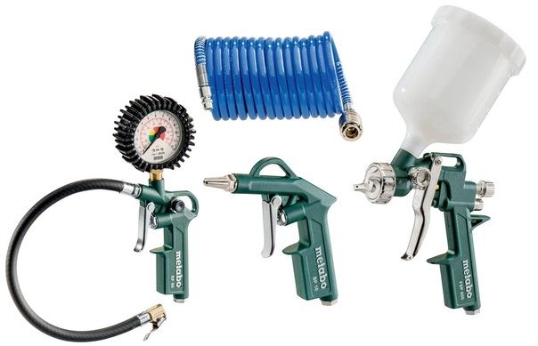 Набір пневматичного інструменту Metabo LPZ 4 Set, 4шт