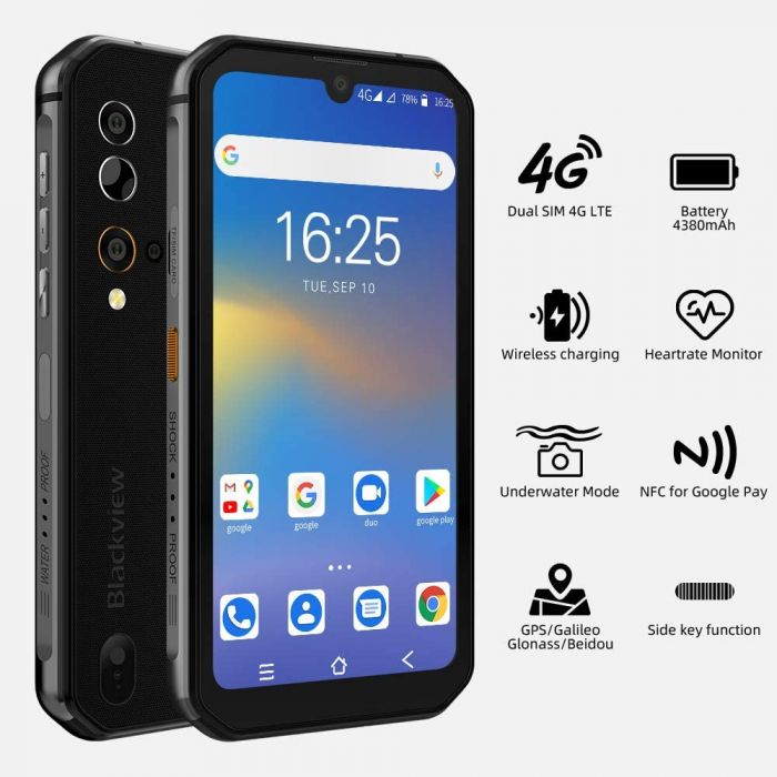 Смартфон Blackview BV9900E 5.84'' 6/128ГБ, 2SIM, 4380мА•год, сірий UA